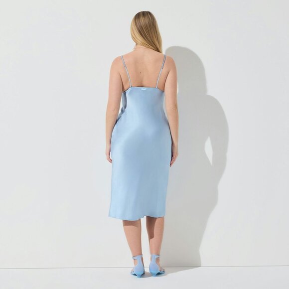 NWT SKIMS SILK MIDI DRESS SIZE SMALL - Picture 8 of 10